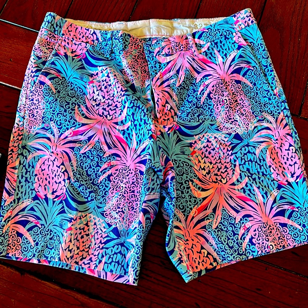 EUC MENS Lilly Pulitzer Beaumont Shorts size 32